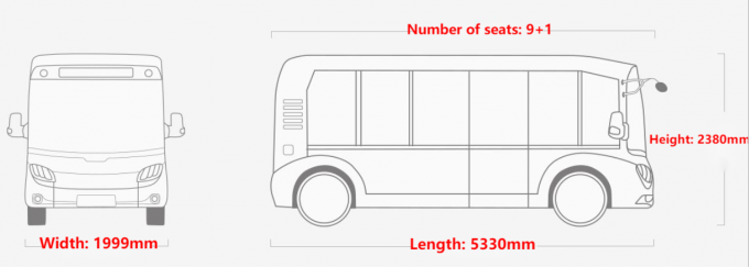 5.3 Meter Pure Electric Bus TEG6530BEV Grande ônibus espacial interior 0