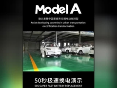 2440mm Solar Powered Electric Car Modelo Um Veículo de Geração de Energia Solar Fraco